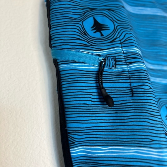 HIPPY TREE Men's Blue Black Swim Shorts Boardshorts Size 32 - Picture 6 of 10